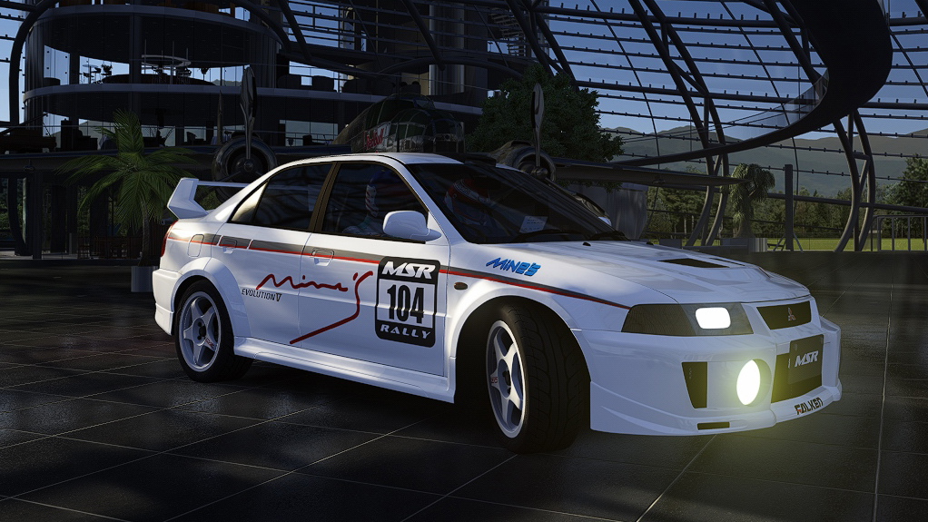 GrA Mitsubishi EVO V, skin 104 Mines