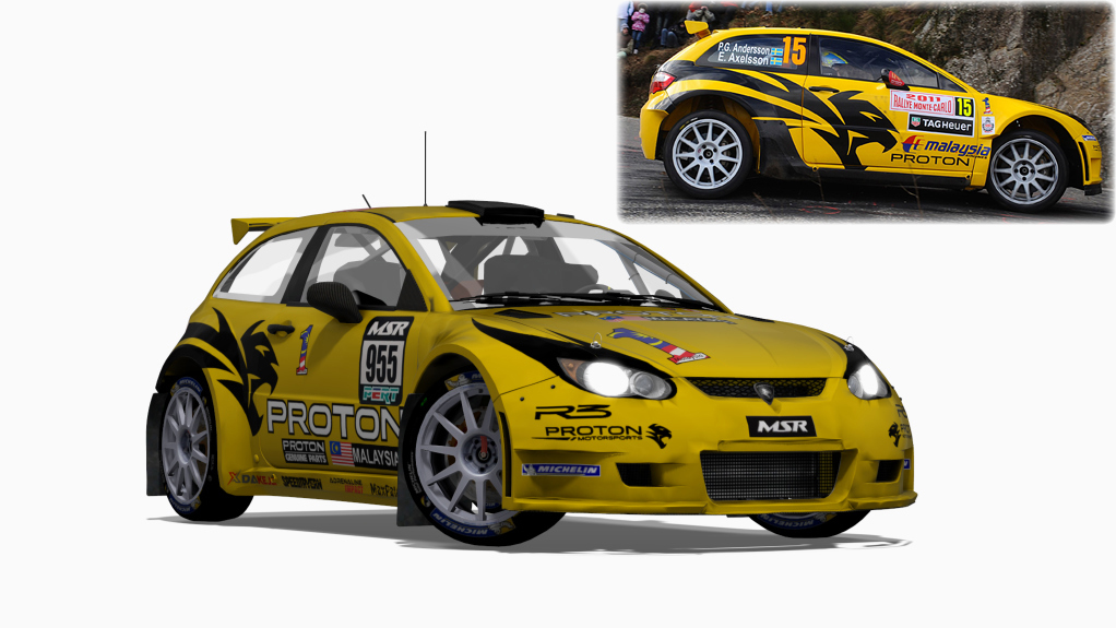 S2000 R3 Satria Neo, skin 955 PERT 1Malaysia