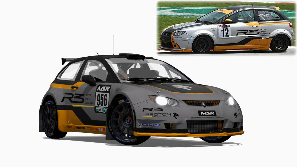 S2000 R3 Satria Neo, skin 956 R3