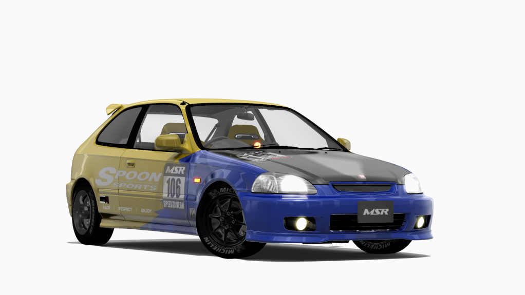 Honda Civic EK9 B16B Turbo, skin 106