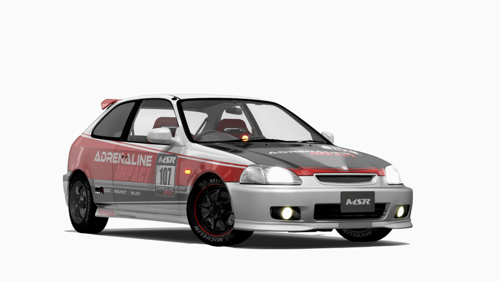 Honda Civic EK9 B16B Turbo, skin 107