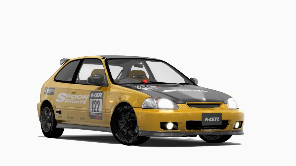 Honda Civic EK9 B16B Turbo, skin 122