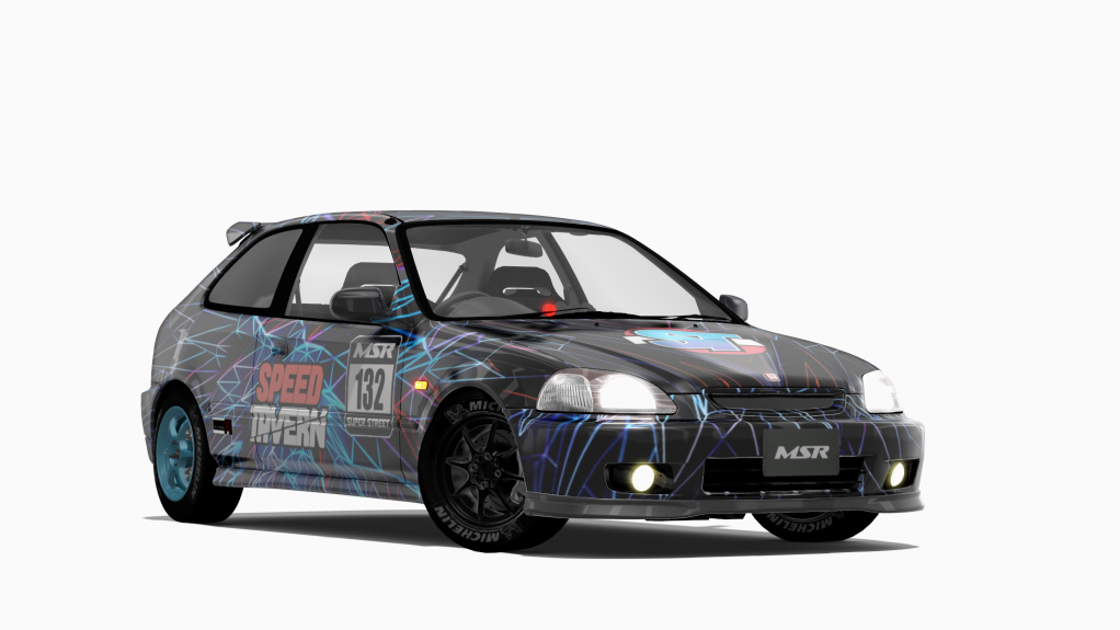 Honda Civic EK9 B16B Turbo, skin 132