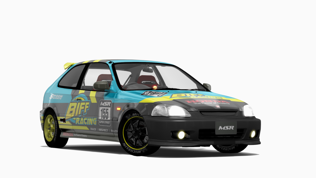 Honda Civic EK9 B16B Turbo, skin 155