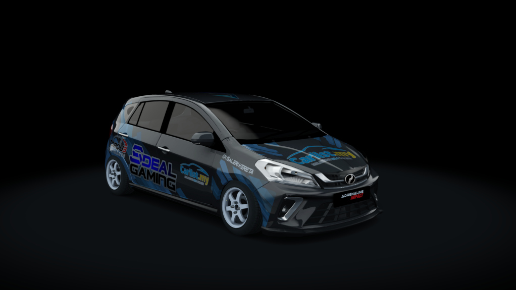 Adrenaline Impact Myvi G3 1600s, skin G3A grey