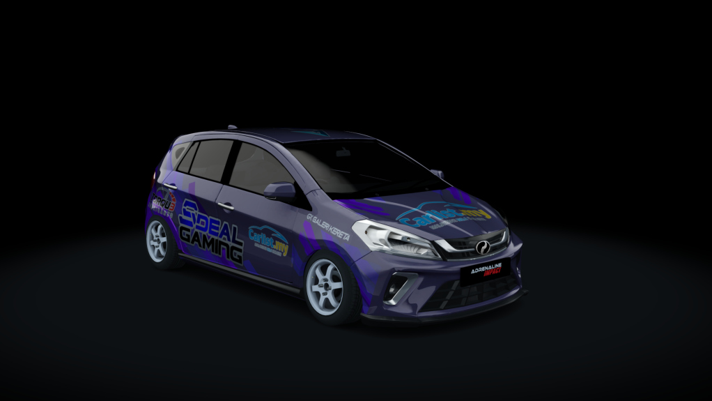 Adrenaline Impact Myvi G3 1600s, skin G3A purple