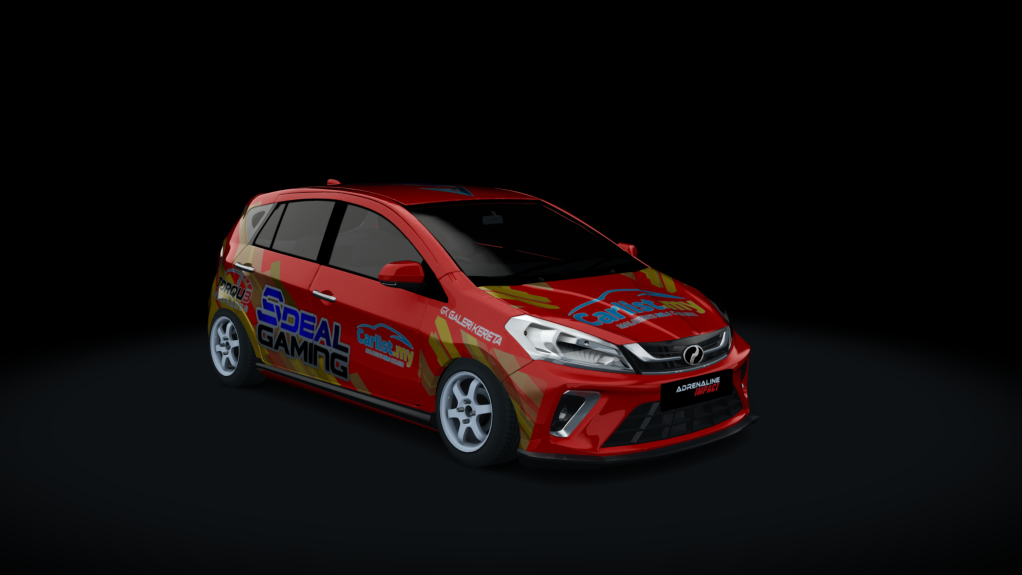 Adrenaline Impact Myvi G3 1600s, skin G3A red