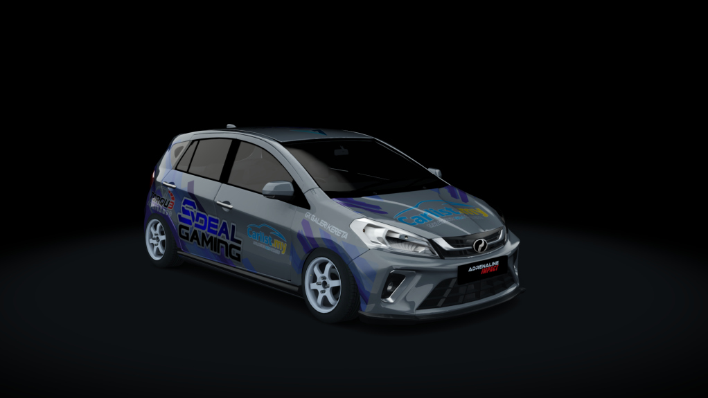 Adrenaline Impact Myvi G3 1600s, skin G3A silver