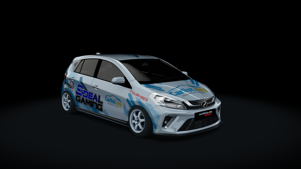 Adrenaline Impact Myvi G3 1600s, skin G3A white