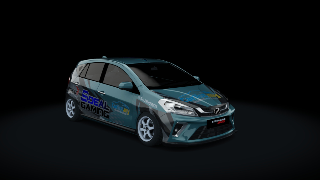 Adrenaline Impact Myvi G3 1600s, skin G3B green