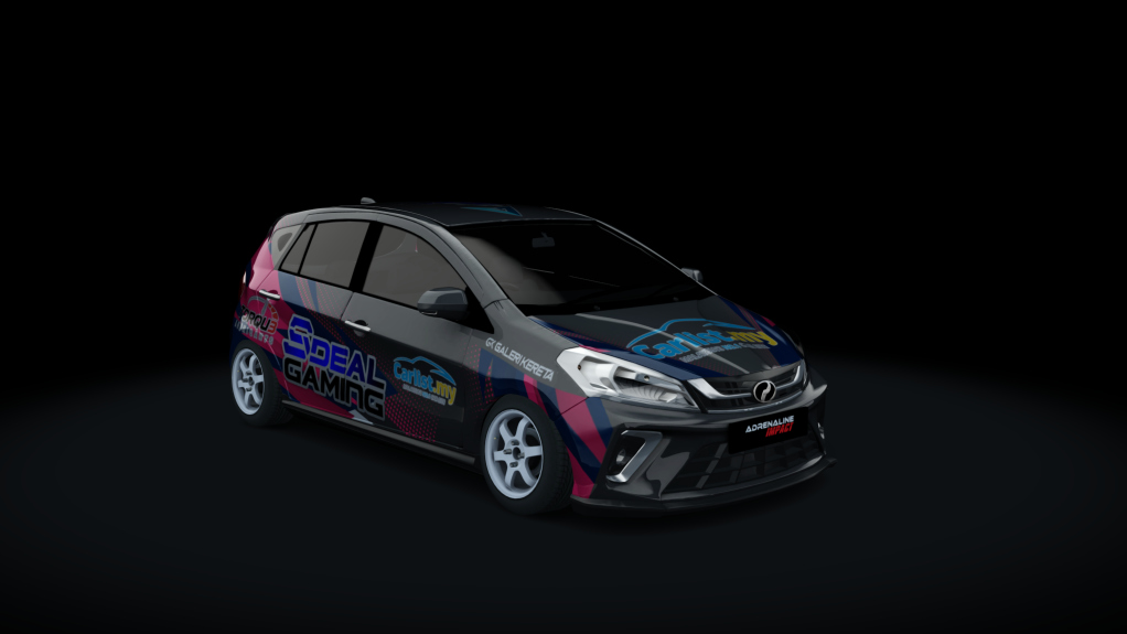 Adrenaline Impact Myvi G3 1600s, skin G3B grey