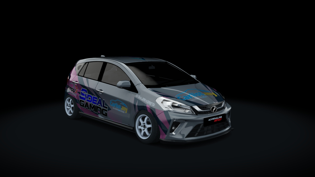 Adrenaline Impact Myvi G3 1600s, skin G3B silver