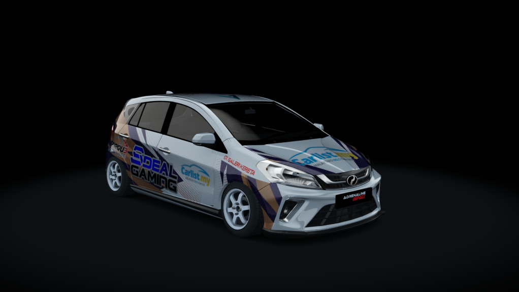 Adrenaline Impact Myvi G3 1600s, skin G3B white