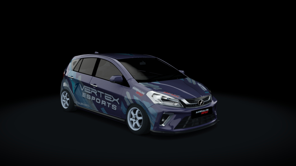 Adrenaline Impact Myvi G3 1600s, skin Mystical purple