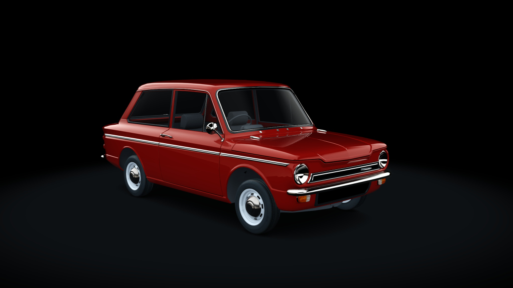 Hillman Imp, skin tartan_red