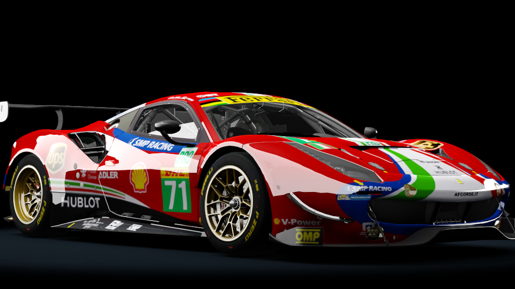 Ferrari 488 GTE, skin 71_AF