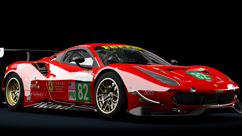 Ferrari 488 GTE, skin 82