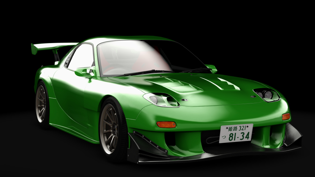 Mazda RX-7 Re amemiya Easy FINAL Spec., skin 09_Forest_Green