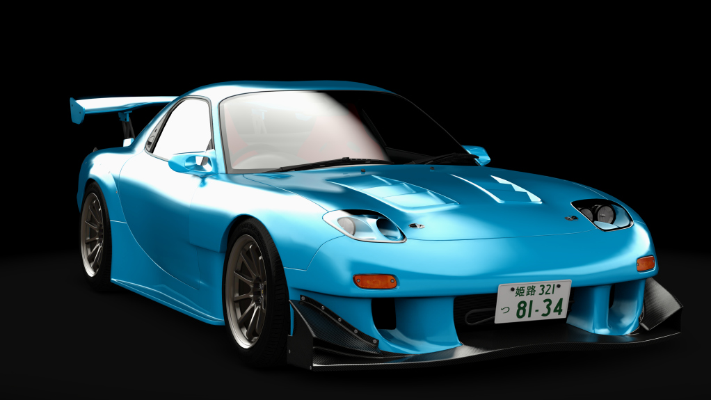 Mazda RX-7 Re amemiya Easy FINAL Spec., skin 16_Deep_Sky_Blue
