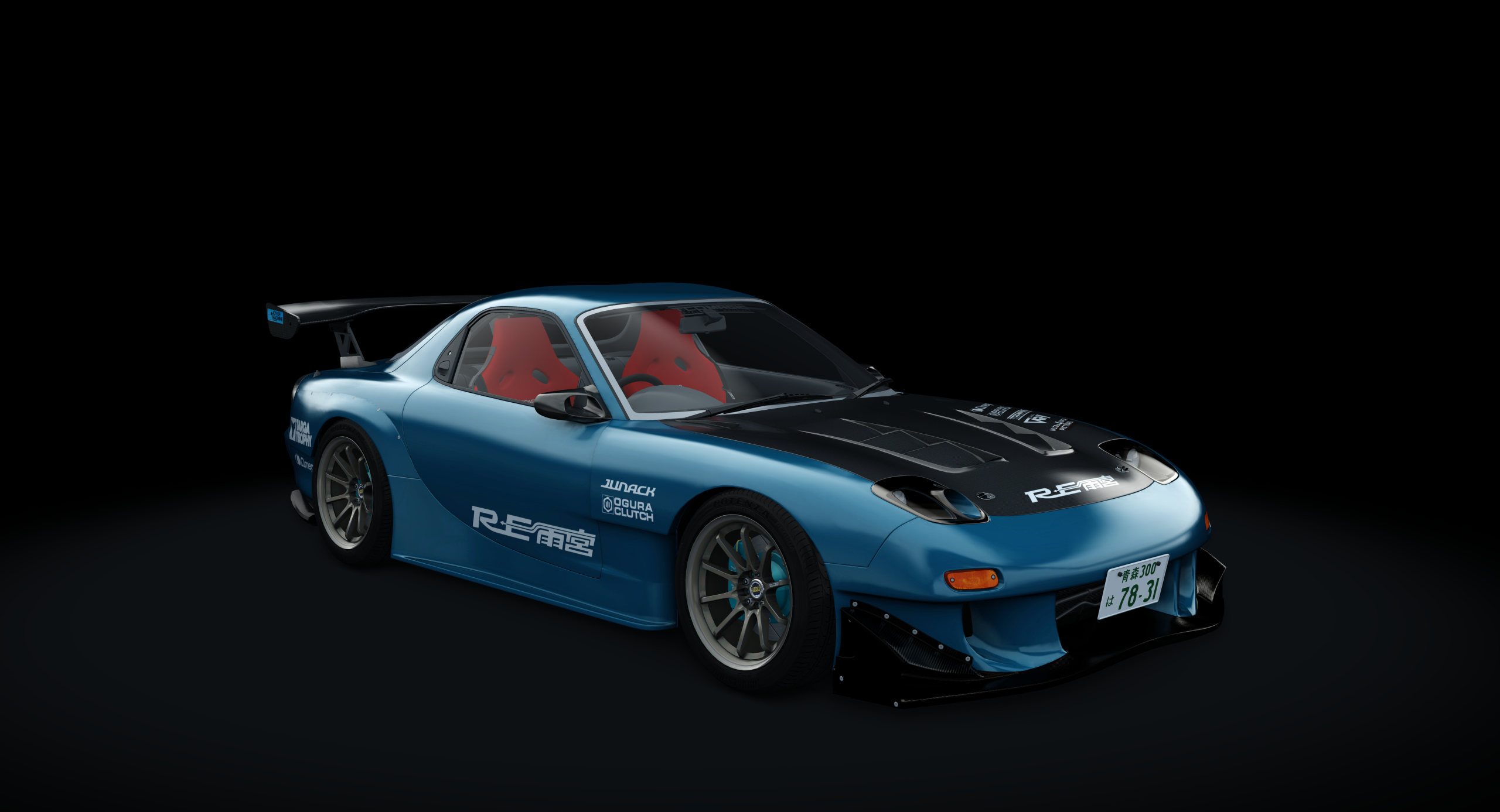 Mazda RX-7 Re amemiya Easy FINAL Spec., skin Custom_Blue