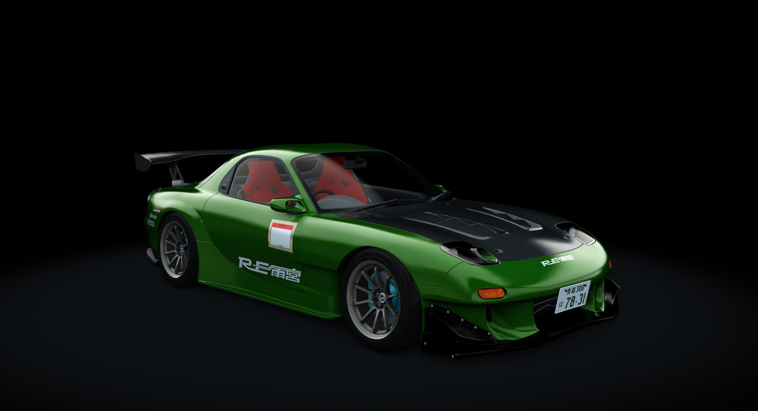 Mazda RX-7 Re amemiya Easy FINAL Spec., skin Custom_Green