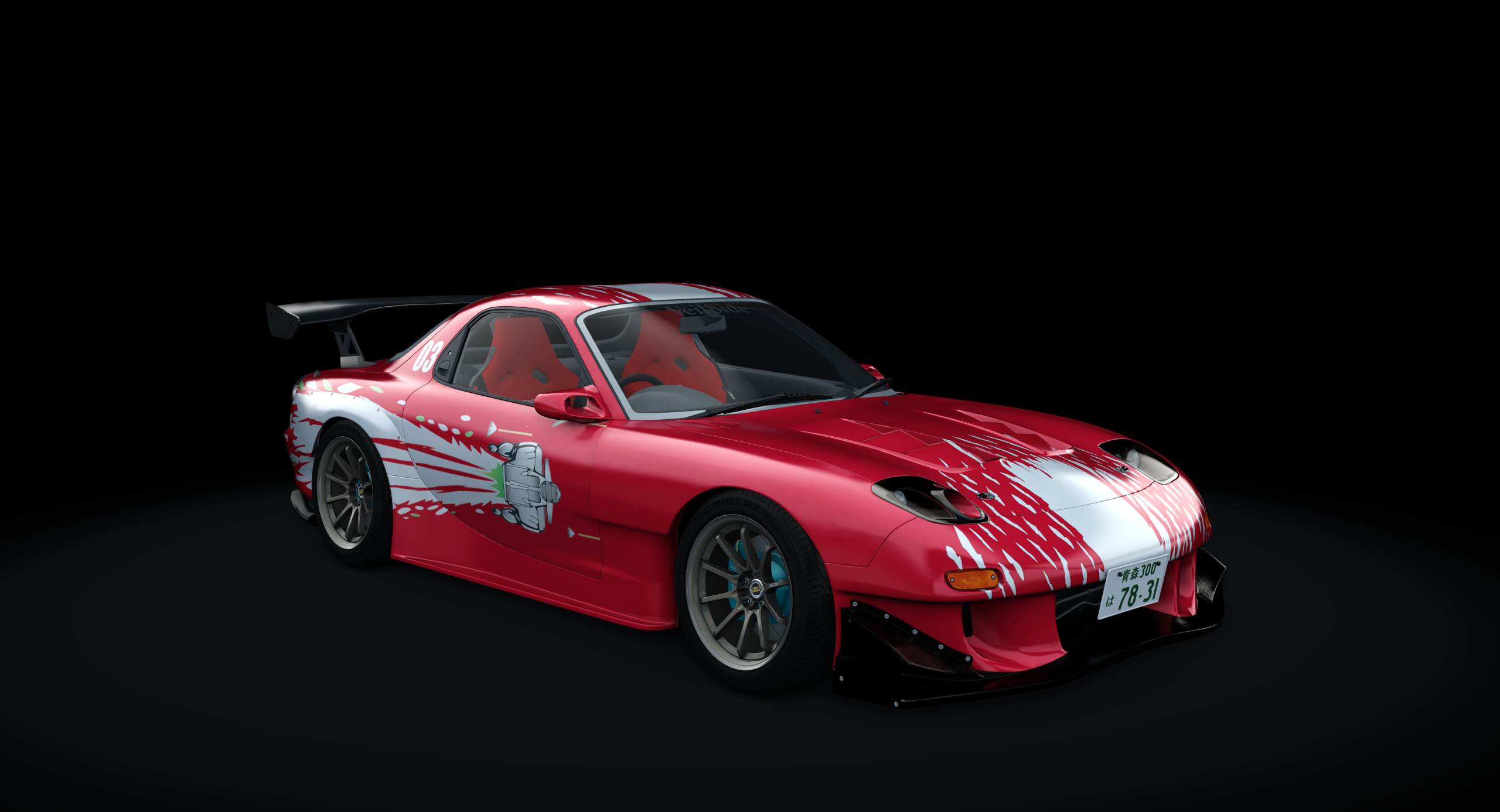 Mazda RX-7 Re amemiya Easy FINAL Spec., skin Custom_Red_Evilside