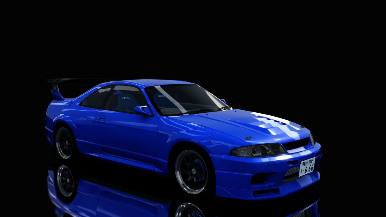 Nissan Skyline GTR R33 (S3 - Wangan), skin Championship_Blue