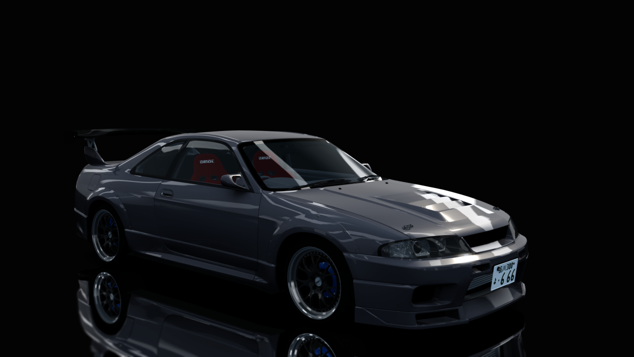 Nissan Skyline GTR R33 (S3 - Wangan), skin Dark_Grey