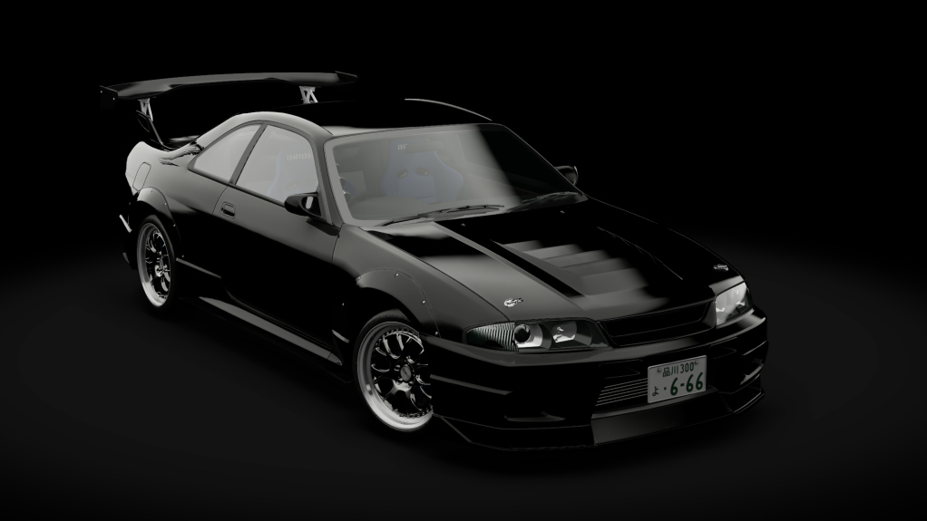 Nissan Skyline GTR R33 (S3 - Wangan), skin itsDraik_Black