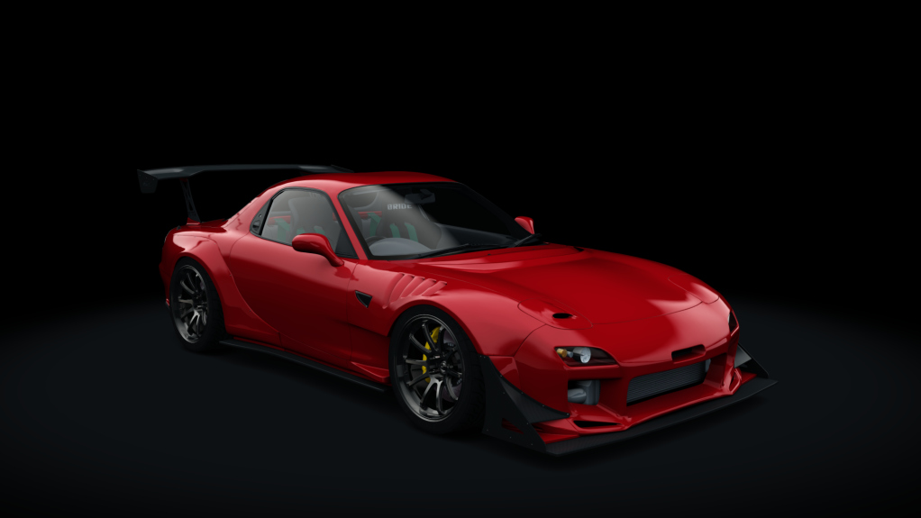 Mazda RX-7 FD3S FEED Afflux GT3, skin vintage_red_ii