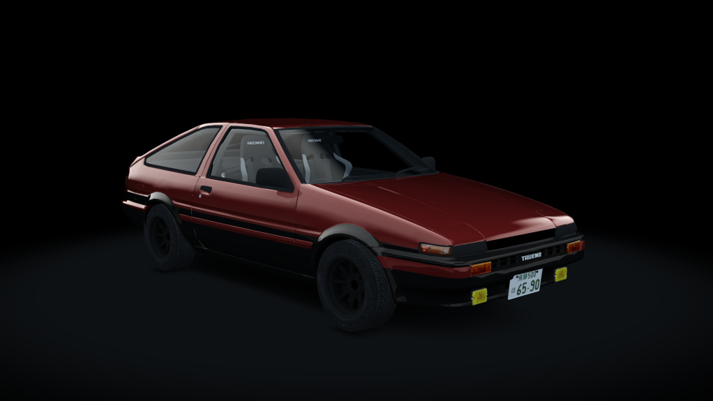 Toyota Sprinter Trueno GT-Apex Zenki 3door [AE86], skin High_Flash_Two_Tone