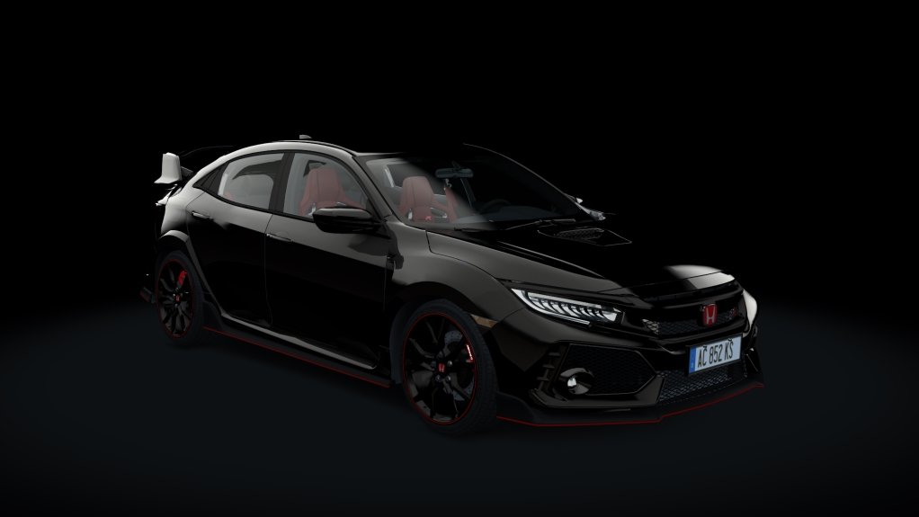Honda Civic Type-R (FK8), skin Crystal Black Pearl
