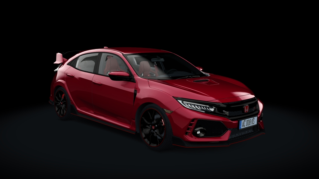 Honda Civic Type-R (FK8), skin Flame Red