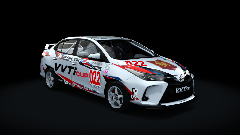 Toyota Vios - SRPH VVT-i Cup 2022, skin #009 J. Ogame