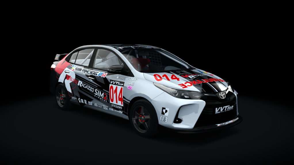 Toyota Vios - SRPH VVT-i Cup 2022, skin #014 M. Lomboy