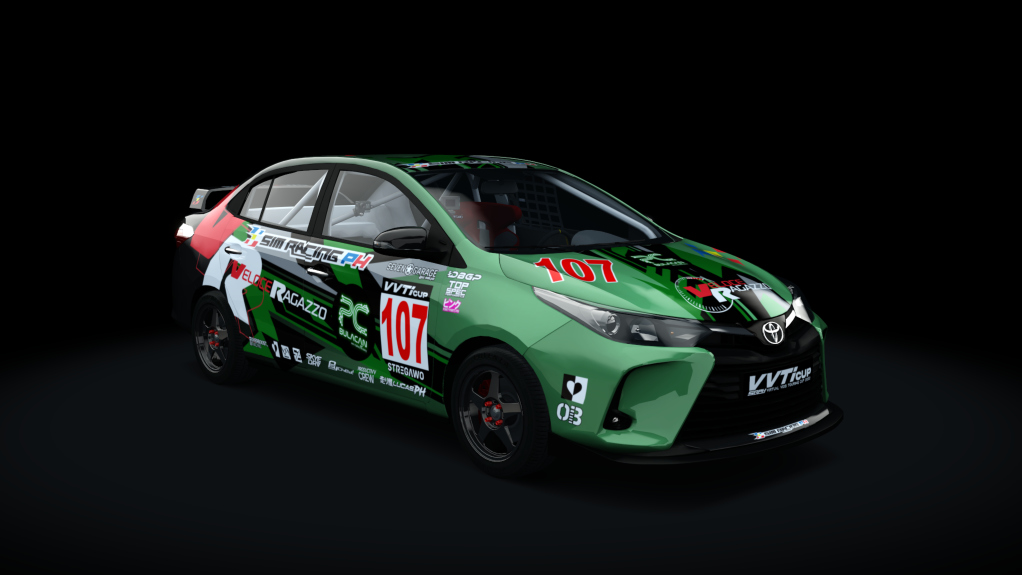 Toyota Vios - SRPH VVT-i Cup 2022, skin #107 M. Victa