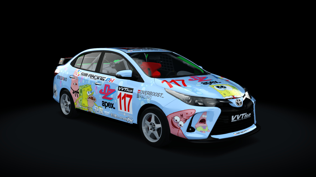 Toyota Vios - SRPH VVT-i Cup 2022, skin #117 Villanueva