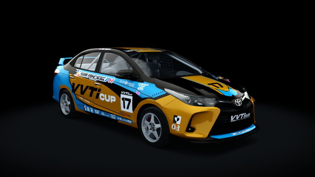 Toyota Vios - SRPH VVT-i Cup 2022, skin #17_De_Jesus