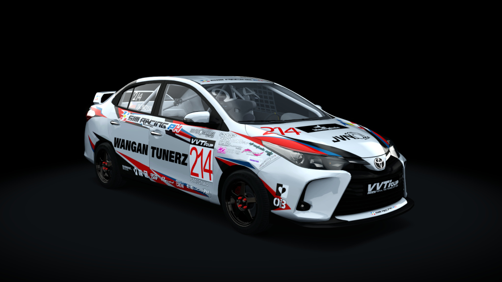 Toyota Vios - SRPH VVT-i Cup 2022, skin #214 JV. Noya