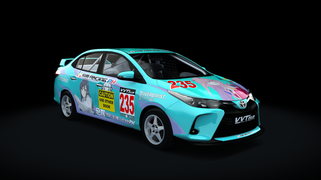 Toyota Vios - SRPH VVT-i Cup 2022, skin #235 J. Bernardo