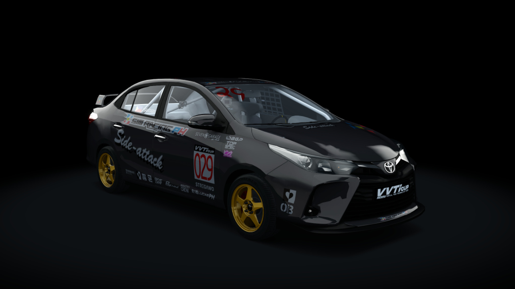 Toyota Vios - SRPH VVT-i Cup 2022, skin #29 C.O. Santarin