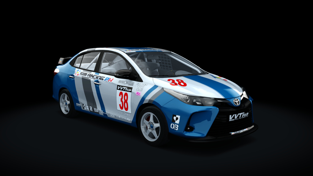 Toyota Vios - SRPH VVT-i Cup 2022, skin #38 E. Bacosa