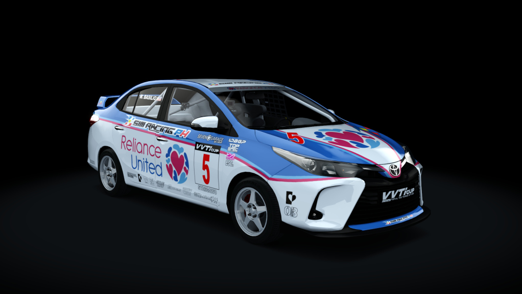 Toyota Vios - SRPH VVT-i Cup 2022, skin #5 - M. Basilio