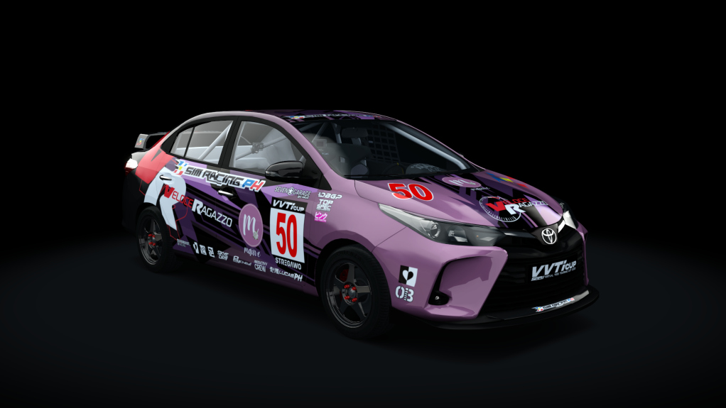 Toyota Vios - SRPH VVT-i Cup 2022, skin #50 A. Balagulan