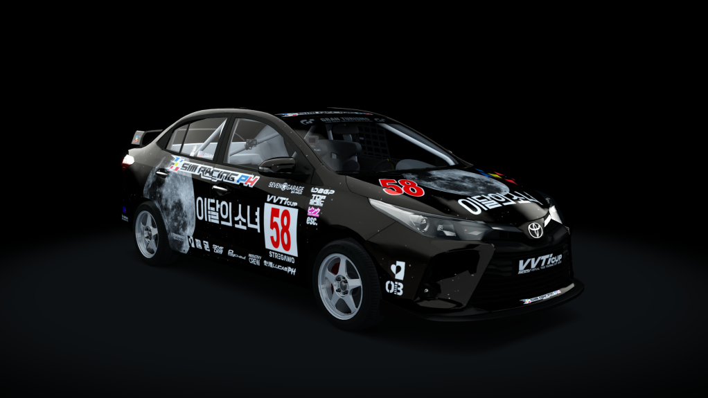 Toyota Vios - SRPH VVT-i Cup 2022, skin #58 I. Soquila