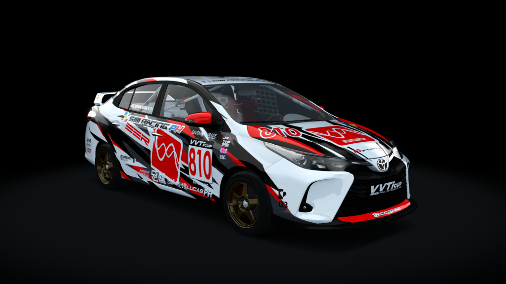 Toyota Vios - SRPH VVT-i Cup 2022, skin #810 E. Ramos