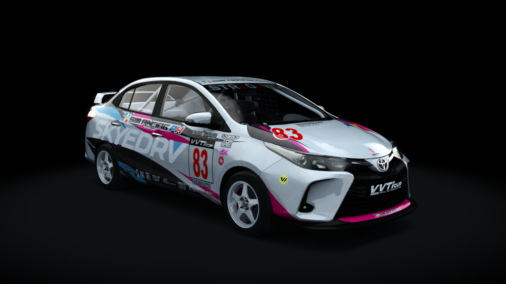 Toyota Vios - SRPH VVT-i Cup 2022, skin #83 E. Cahilig