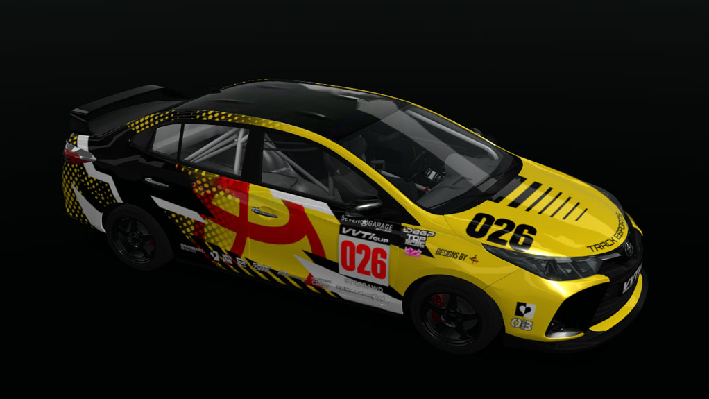 Toyota Vios - SRPH VVT-i Cup 2022, skin 26