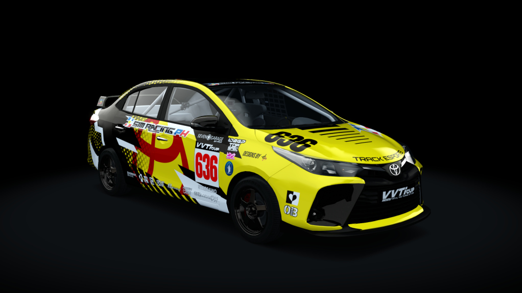Toyota Vios - SRPH VVT-i Cup 2022, skin 636