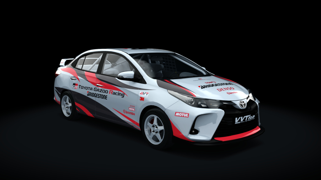 Toyota Vios - SRPH VVT-i Cup 2022, skin Gazoo Racing